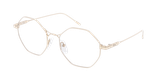 GAFAS GRADUADAS mujer MAGIC232 dorado - vista de frente
