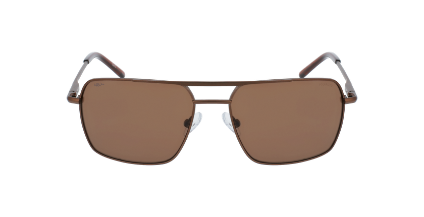 GAFAS DE SOL hombre LYNN POLARIZED marrón - vista de frente