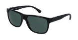 GAFAS DE SOL hombre 0EA4035 negro brillante - vue de 3/4