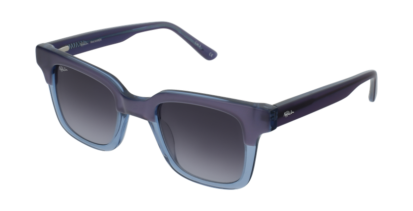 GAFAS DE SOL mujer KAREN morado/azul - vue de 3/4