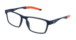 GAFAS GRADUADAS hombre MAGIC 188 azul/naranja - vista de frente