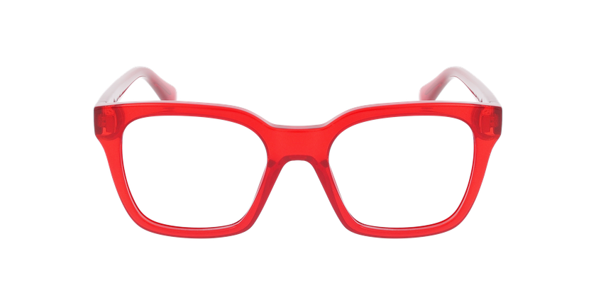 GAFAS GRADUADAS mujer JOHANNE rojo - vista de frente