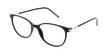 GAFAS GRADUADAS mujer MAGIC 87 negro - vue de 3/4