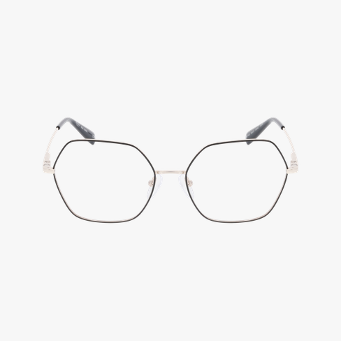 GAFAS GRADUADAS mujer KIARA negro/dorado vista de frente