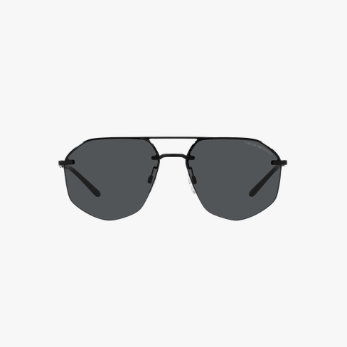 GAFAS DE SOL hombre 0EA2132 negro mate vista de frente