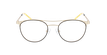 GAFAS GRADUADAS mujer MAGIC 151 negro/dorado - vista de frente
