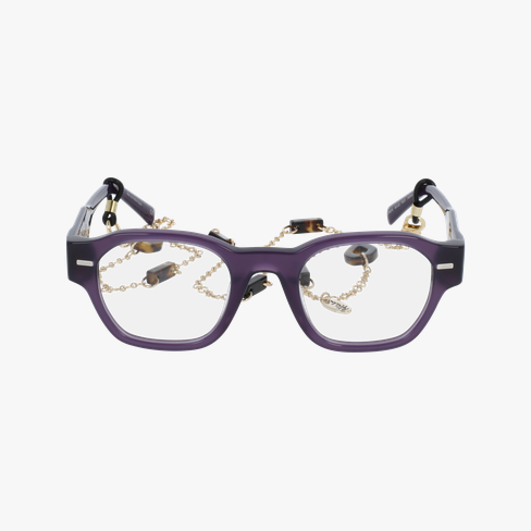 GAFAS GRADUADAS mujer CARACTÈRES AUTHENTIQUE morado vista de frente