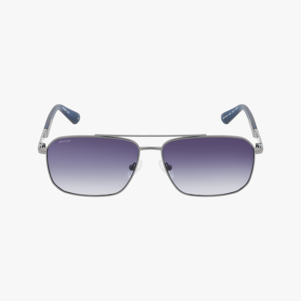GAFAS DE SOL hombre TAVIO negro/gris - vista de frente