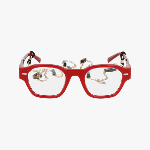 GAFAS GRADUADAS mujer CARACTÈRES AUTHENTIQUE rojo