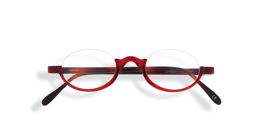 GAFAS GRADUADAS FORTY COFFRET 01 +1.25 naranja - vista de frente