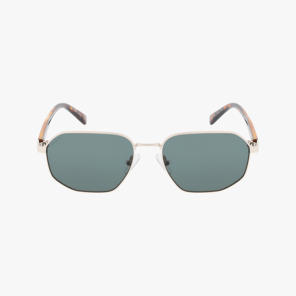 GAFAS DE SOL hombre FUJI dorado - vista de frente