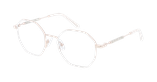 GAFAS GRADUADAS mujer MAGIC194 blanco/dorado - vista de frente