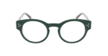 GAFAS GRADUADAS mujer CARACTÈRES FIDELE verde - vista de frente
