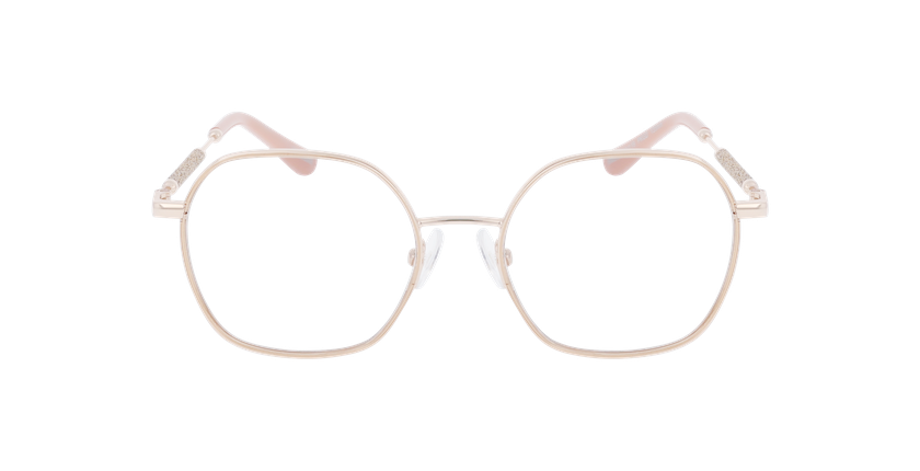 GAFAS GRADUADAS mujer MAGIC254 rosa/dorado - vista de frente