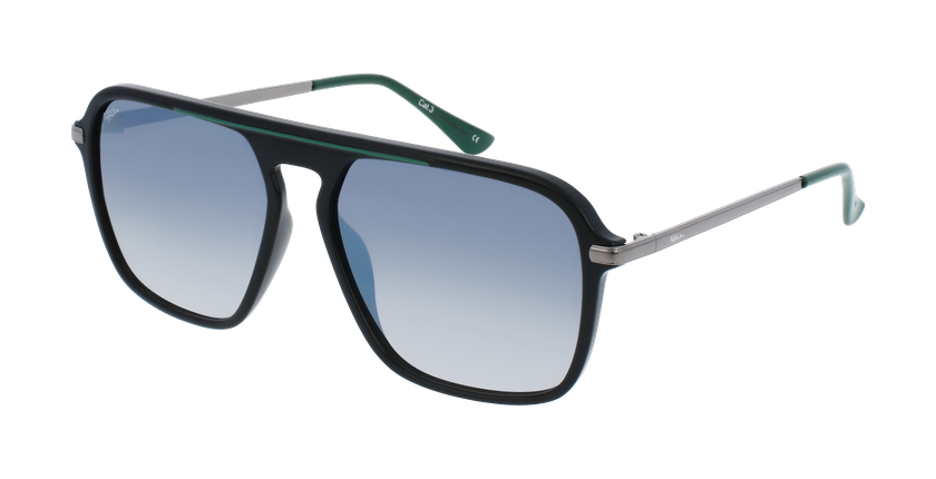 GAFAS DE SOL hombre ILLAS negro/verde - vista de frente
