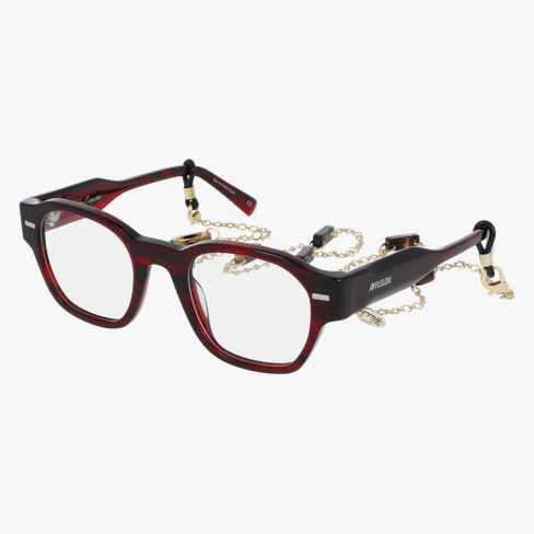 GAFAS GRADUADAS mujer CARACTÈRES AUTHENTIQUE rojo marmoleado