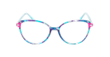 GAFAS GRADUADAS mujer MAGIC280 azul/morado - vista de frente