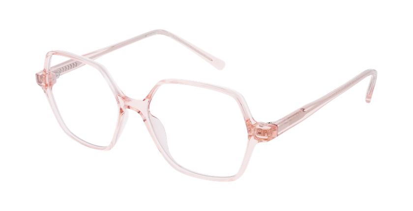 GAFAS GRADUADAS mujer RZERO43 rosa/dorado - vista de frente