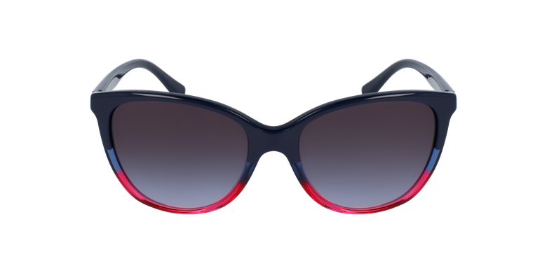Gafas de sol mujer 0EA4110 negro/azul vista de frente