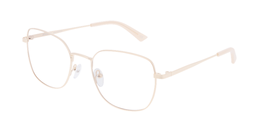 GAFAS GRADUADAS mujer RZERO42 dorado - vista de frente