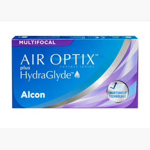 Lentillas Air Optix Hydraglyde Multifocal MENSUALES - 3L vista de frente