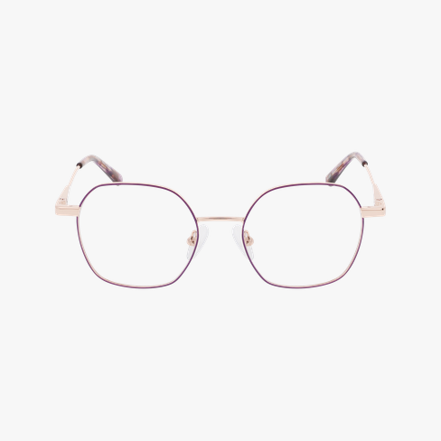 GAFAS GRADUADAS niños CALISTA morado/dorado vista de frente