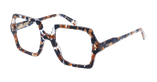 GAFAS GRADUADAS mujer CHARISMATIQUE carey azul - vista de frente