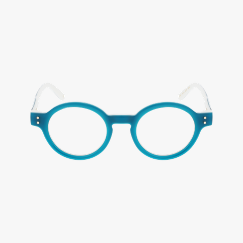 GAFAS GRADUADAS mujer CARACTÈRES POETIQUE azul vista de frente