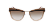GAFAS DE SOL mujer 0PR 12US dorado/rosa - vista de frente