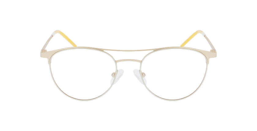 GAFAS GRADUADAS mujer MAGIC 151 blanco/dorado - vista de frente