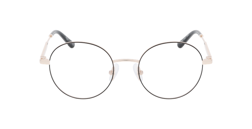 GAFAS GRADUADAS mujer MAGIC318 negro/dorado - vista de frente