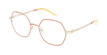 GAFAS GRADUADAS mujer MAGIC 153 naranja/coral mate - vista de frente