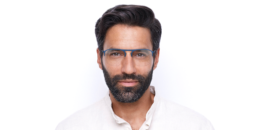 GAFAS GRADUADAS hombre NEON azul/plateado