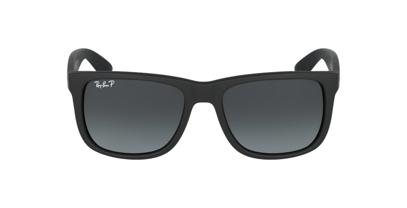 GAFAS DE SOL hombre JUSTIN negro/gris - vista de frente