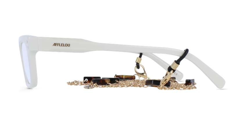 GAFAS GRADUADAS mujer CARACTÈRES CRÉATIVE blanco - vista de frente