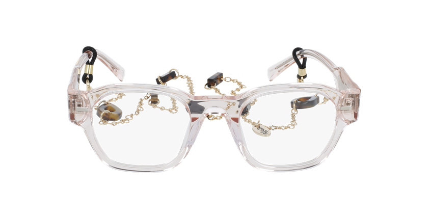GAFAS GRADUADAS mujer CARACTÈRES AUTHENTIQUE rosa - vista de frente