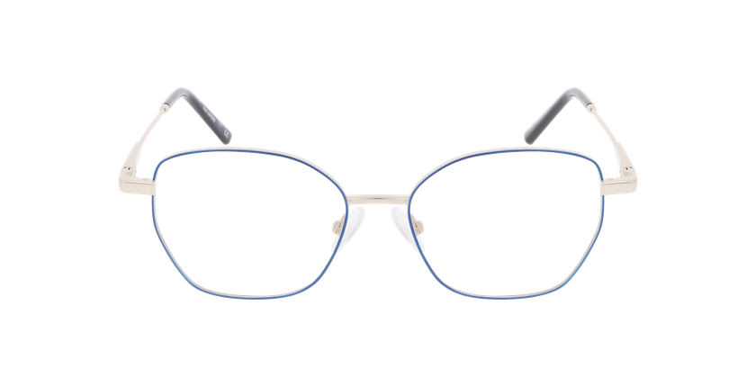 GAFAS GRADUADAS mujer MARINE azul/dorado - vista de frente