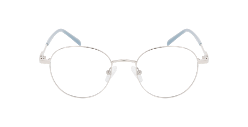 GAFAS GRADUADAS mujer LUCIE plateado/azul - vista de frente