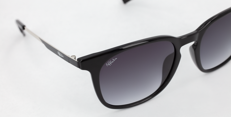 GAFAS DE SOL hombre OZANES negro/plateado