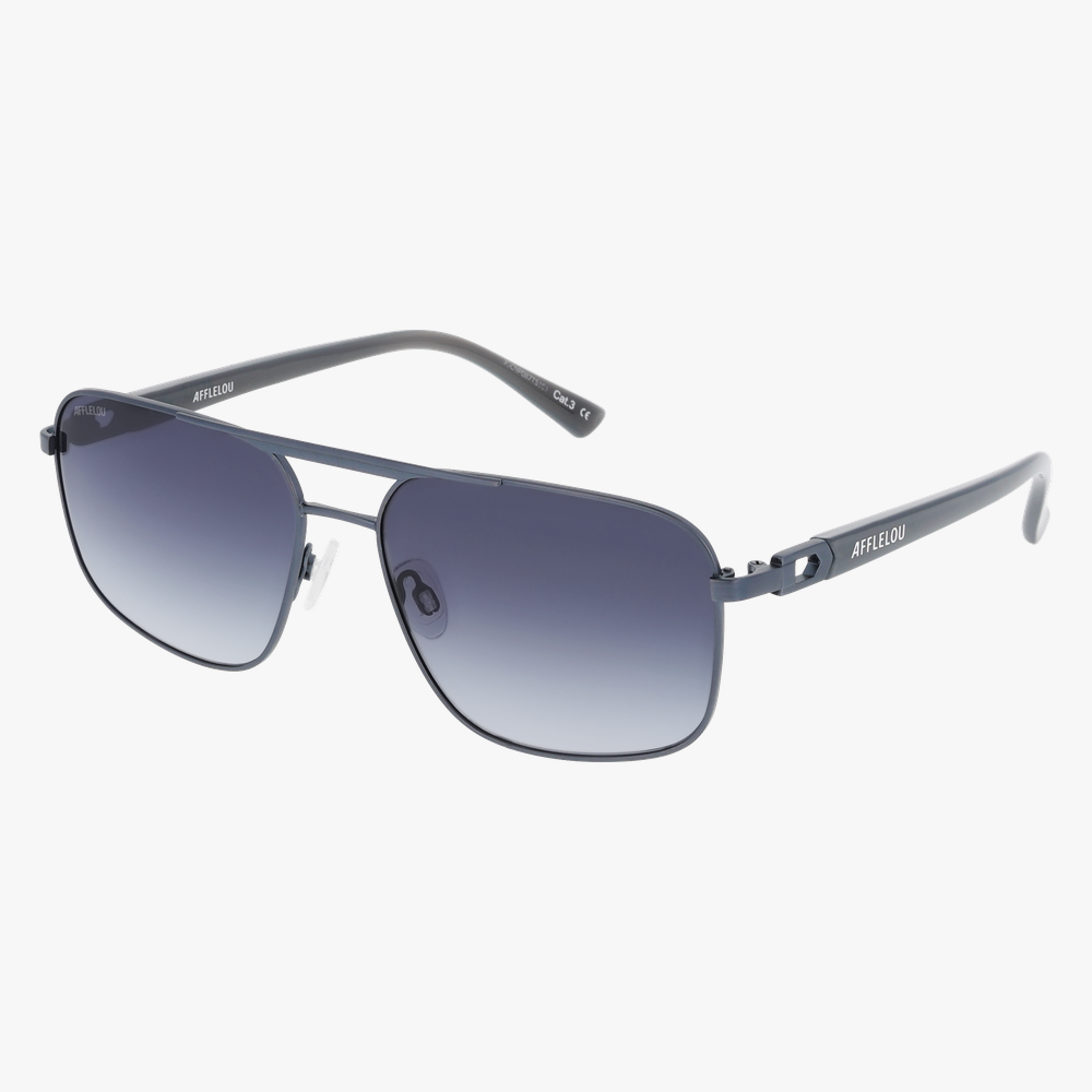 GAFAS DE SOL hombre DONATO azul/azul oscuro mate - vista de frente
