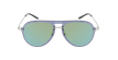 GAFAS DE SOL WAIMEA gris/verde - vista de frente