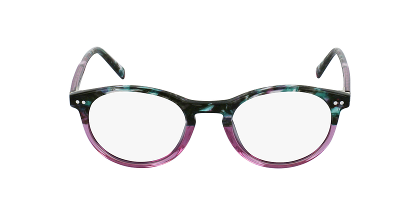 GAFAS GRADUADAS VIVALDI verde/rosa - vista de frente