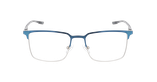 GAFAS GRADUADAS hombre MAGIC336 azul/plateado - vista de frente