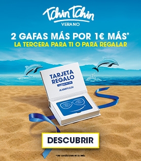 Tchin Tchin Verano: dos gafas más por 1€ más* ¡y la tercera para ti o para regalar!