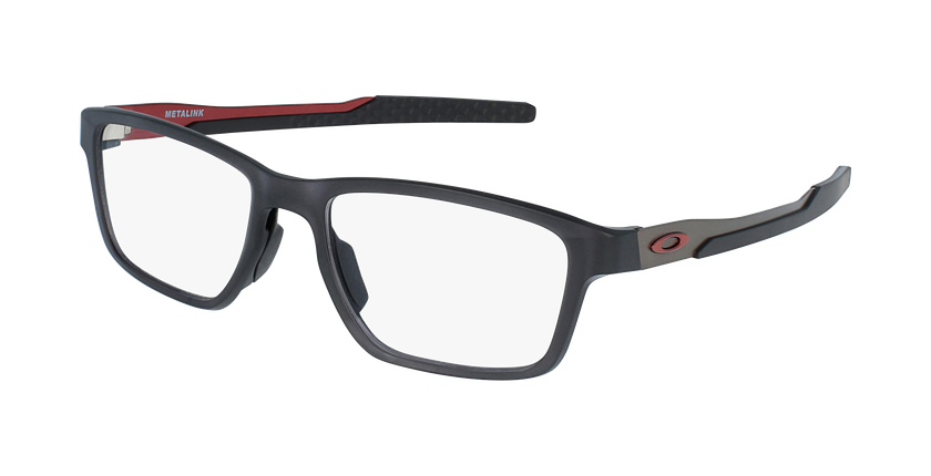 GAFAS GRADUADAS hombre OX8153 negro/rojo - vue de 3/4