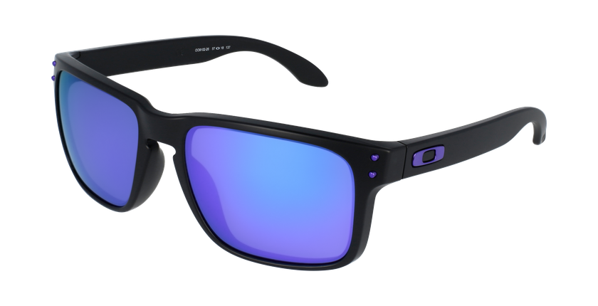 GAFAS DE SOL hombre HOLBROOK azul/negro - vue de 3/4