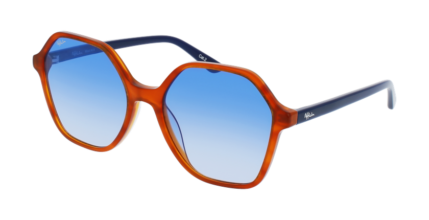 GAFAS GRADUADAS mujer AVA carey/azul - vista de frente