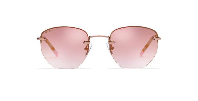 Gafas de sol mujer JENNA rosa/dorado - vista de frente