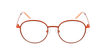 GAFAS GRADUADAS hombre MAGIC 155 naranja/marrón - vista de frente