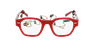 GAFAS GRADUADAS mujer AUTHENTIQUE rojo